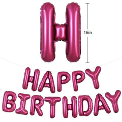 TONIFUL 16-inch foil letter balloons offer bold birthday decor and high visibility.