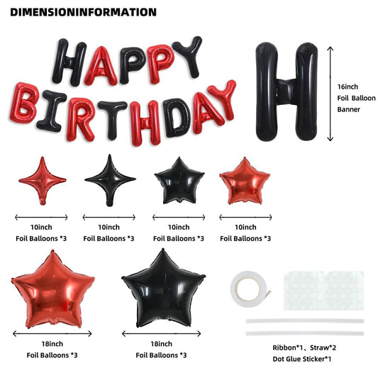 TONIFUL 18-pack star balloons add festive sparkle to celebrations