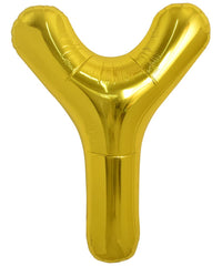 TONIFUL 40-inch gold Y balloon creates a bold centerpiece for celebrations.