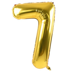 TONIFUL 40-inch gold number balloon 0 elevates milestone celebrations for photos