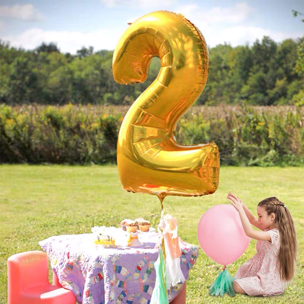 TONIFUL 40-inch gold balloon 4 adds luxurious shimmer to celebrations