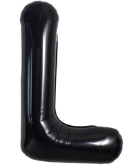 TONIFUL 40-inch black L letter balloon for bold party decor.