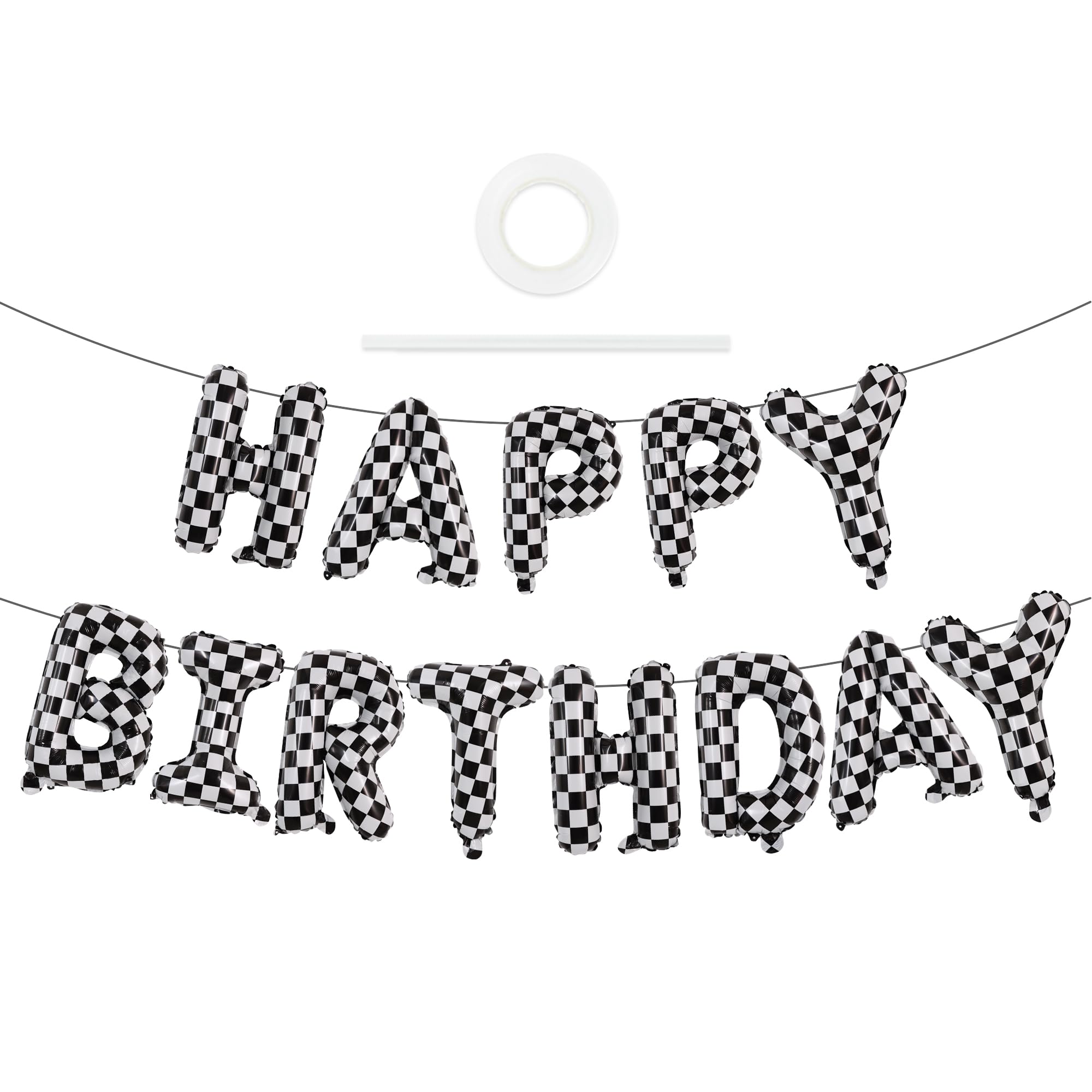 TONIFUL 40-inch cream white HOME letter balloon creates a bold party focal point