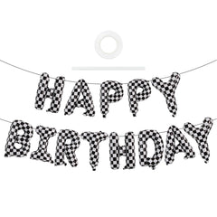 TONIFUL 40-inch cream white HOME letter balloon creates a bold party focal point