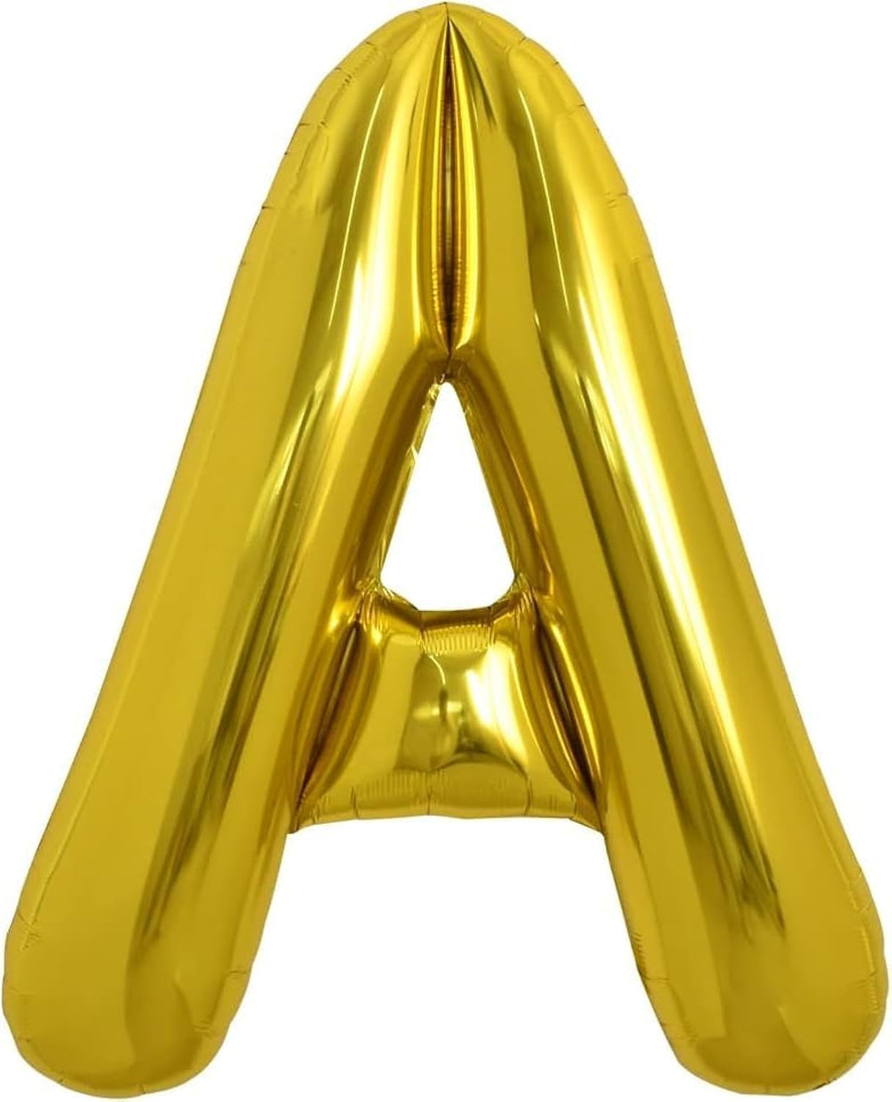 TONIFUL 40 inch gold letter A balloon serves as a bold party centerpiece and photo prop.