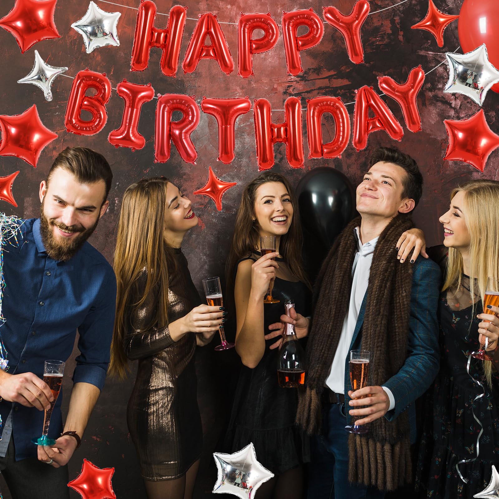 TONIFUL auto-seal foil balloons help effortless decorating.
