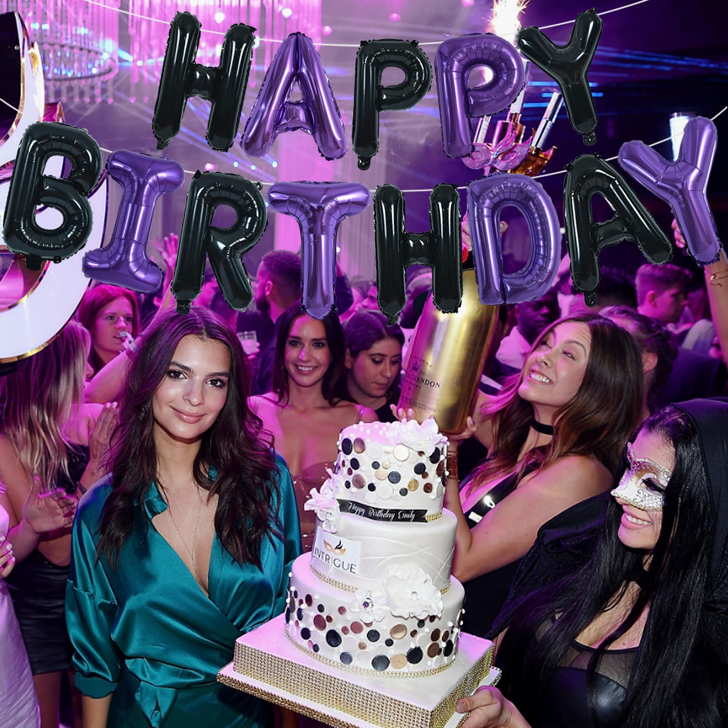 TONIFUL banner displayed in kitchen for a festive birthday celebration