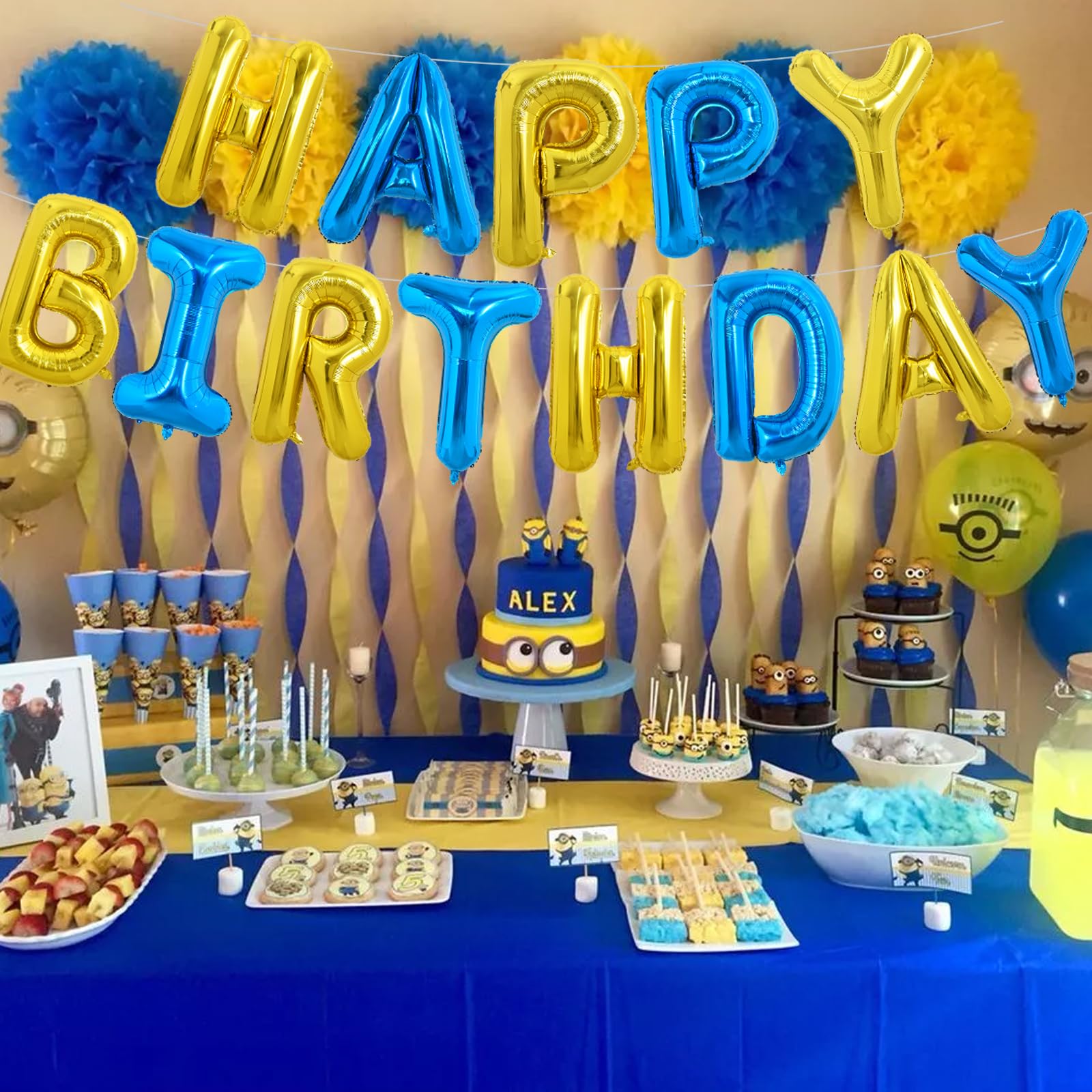 TONIFUL hanging banner setup creates a bold focal point for photos.