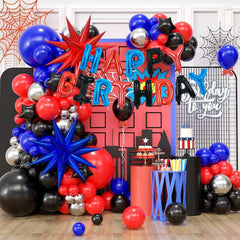 TONIFUL birthday banner kit includes straw and ribbon for setup