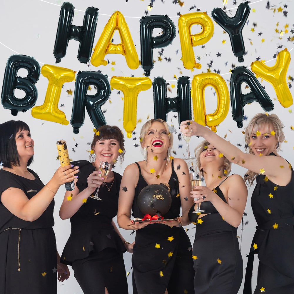 TONIFUL birthday banner displayed in the kitchen for a festive vibe