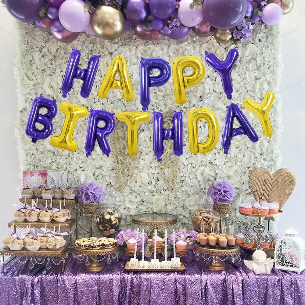 TONIFUL banner with straw and ribbon ready for quick birthday setup.