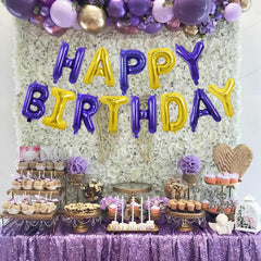 TONIFUL banner with straw and ribbon ready for quick birthday setup.