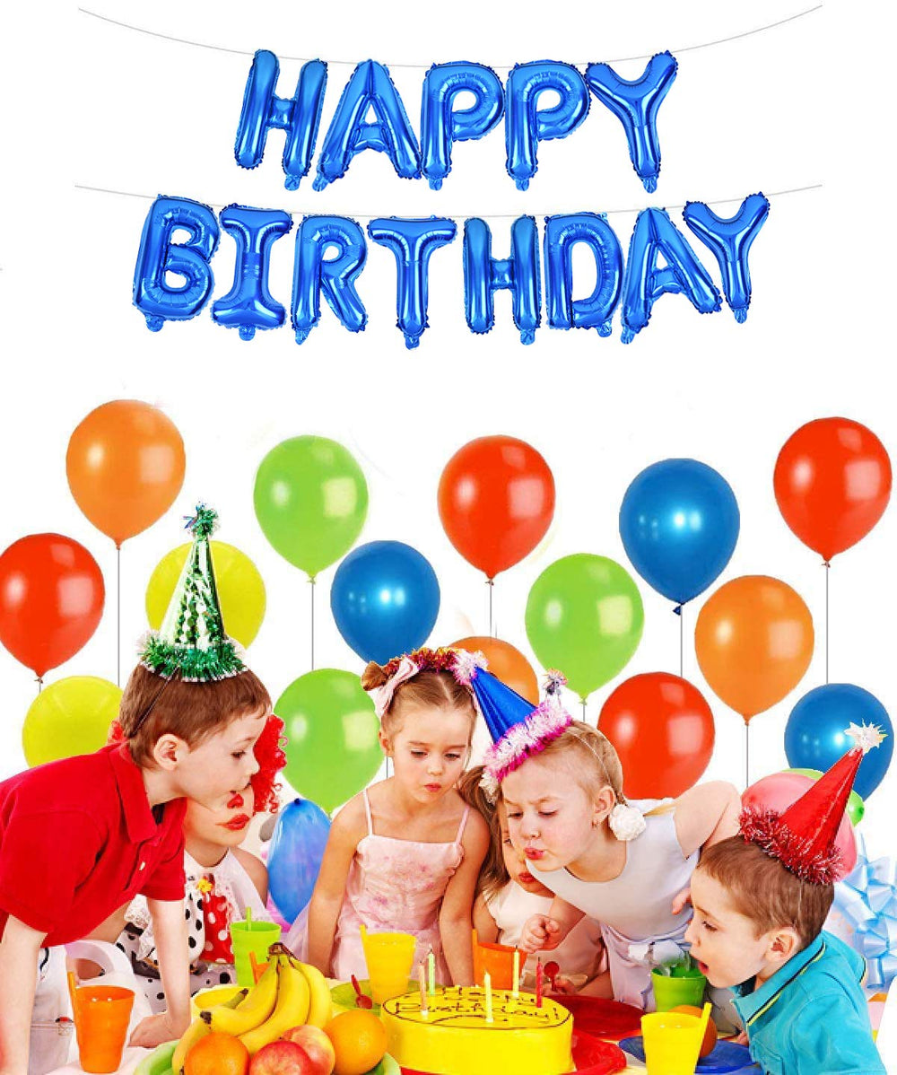 Toniful blue foil balloons add glossy color to photos and venues.