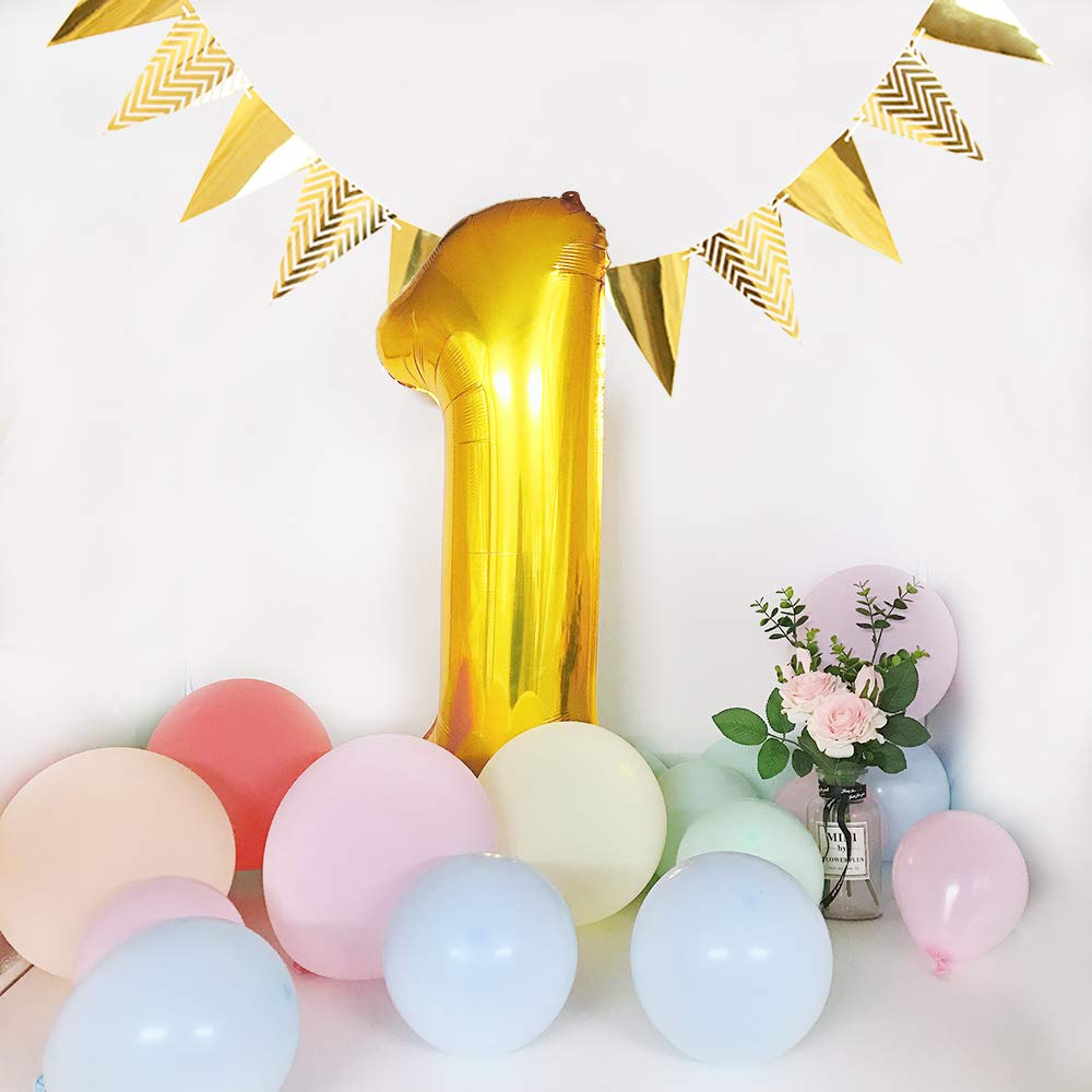 TONIFUL 5 foil balloon with bright shine, adds festive sparkle to celebrations.