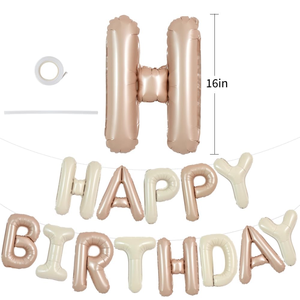 TONIFUL foil balloons banner setup highlights shiny letters for photo-worthy celebrations