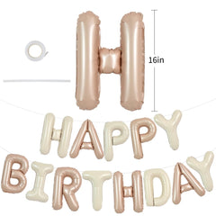 TONIFUL foil balloons banner setup highlights shiny letters for photo-worthy celebrations