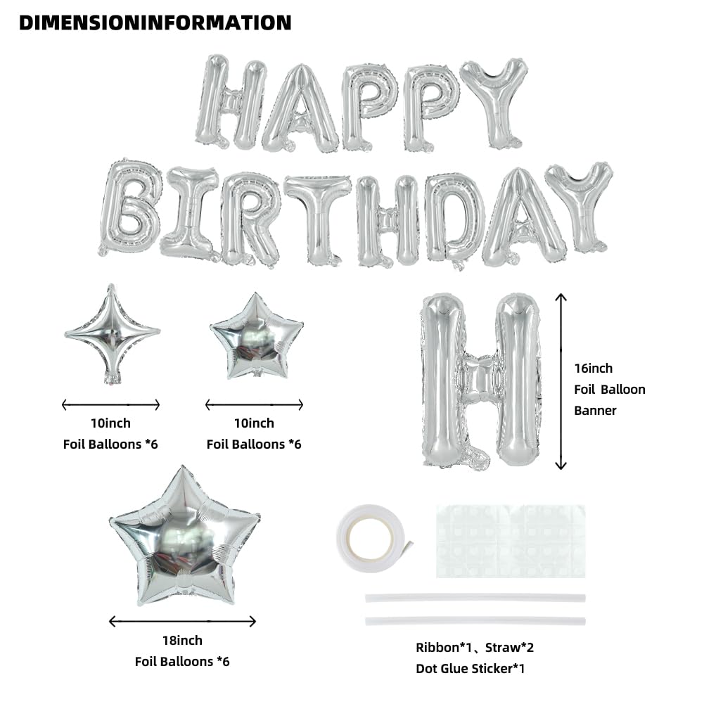 TONIFUL foil star balloons add shimmering accents to celebrations.