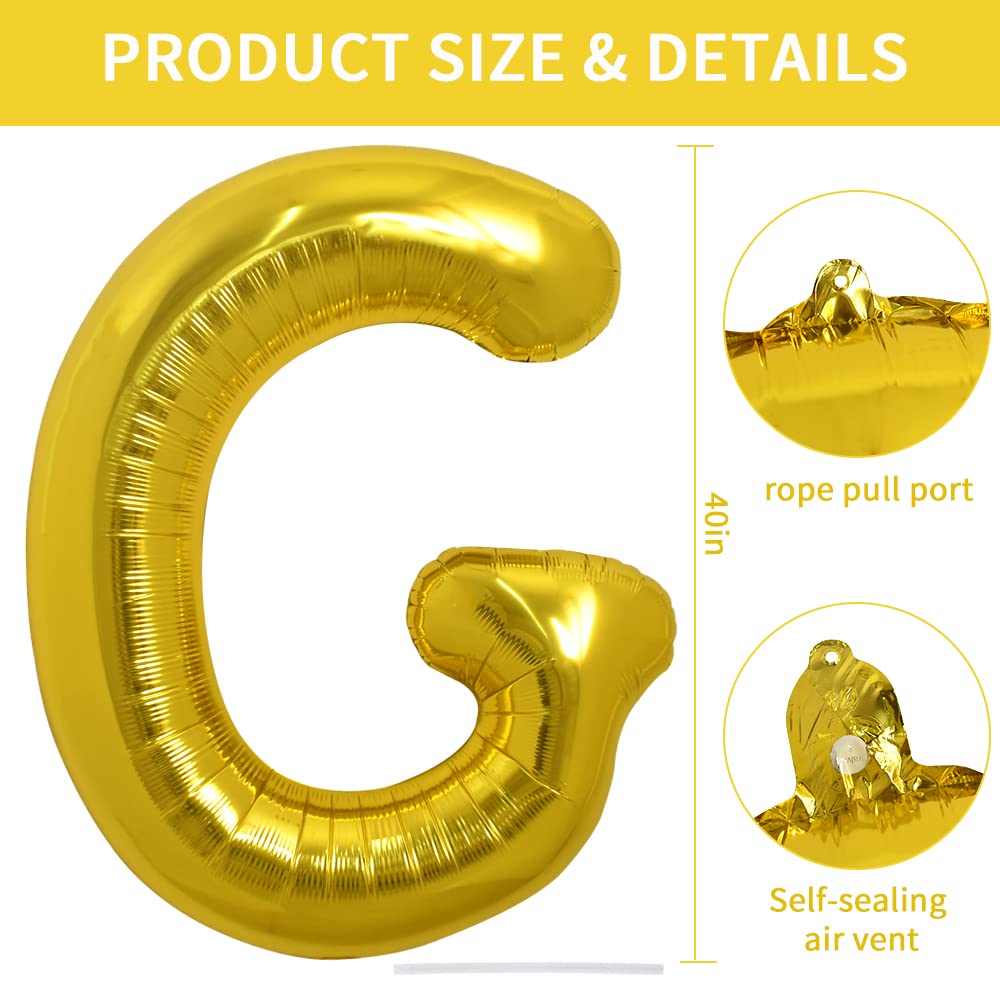 TONIFUL gold-letter balloon photo prop enhances celebrations and selfies.