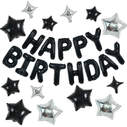 TONIFUL Happy Birthday banner-16inch-letters-foil enhances celebration photos