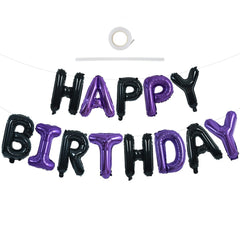 TONIFUL Happy Birthday 16-inch foil letter banner for bold party decor