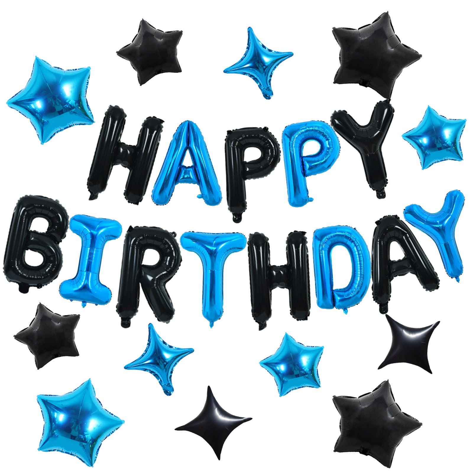TONIFUL 16-inch Happy Birthday banner for bold indoor celebration