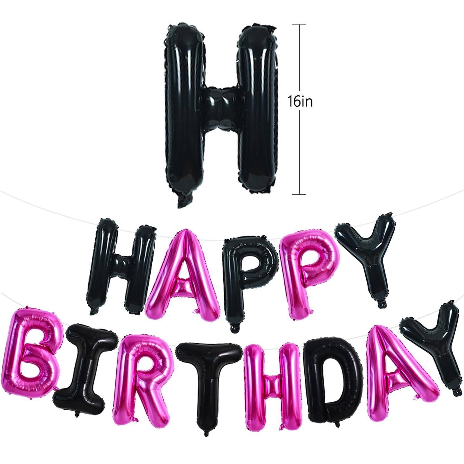TONIFUL banner package includes straw and ribbon for easy setup
