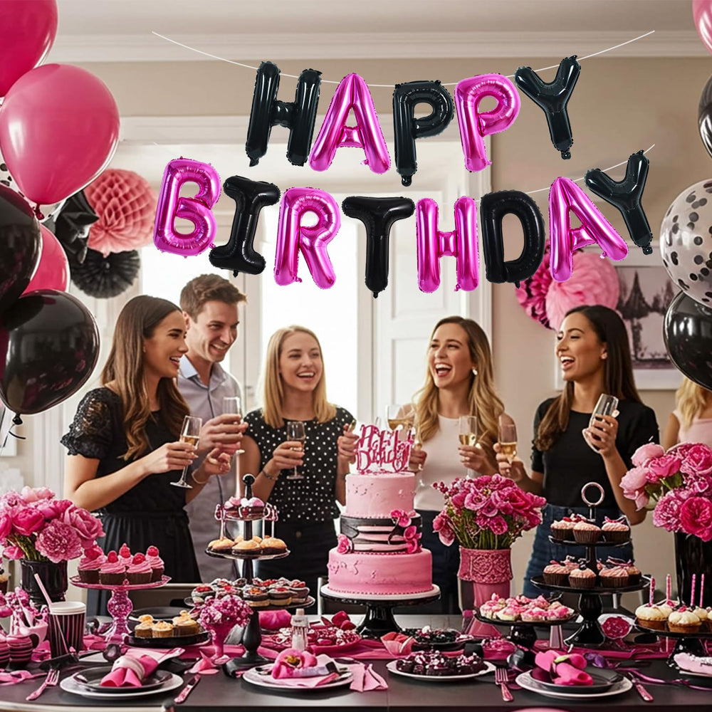 TONIFUL banner shown usable indoors and outdoors for party decor