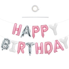 TONIFUL Happy Birthday foil banner for festive photos