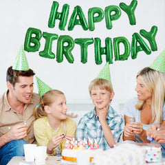 TONIFUL Happy Birthday banner kit includes straw and ribbon for quick assembly.