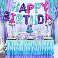 TONIFUL Happy Birthday banner accents living room party decor