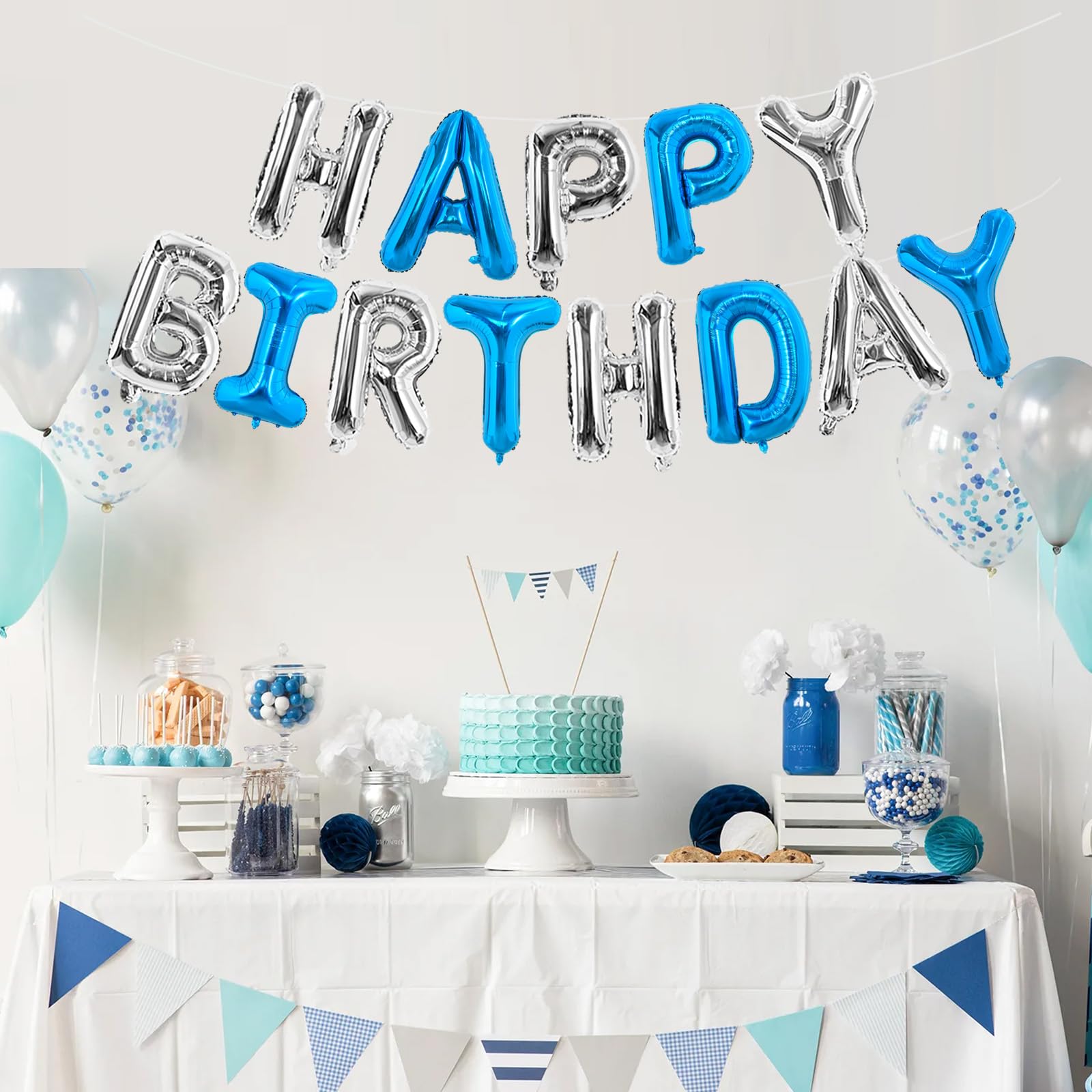 TONIFUL banner with straw and ribbon included for easy hanging.