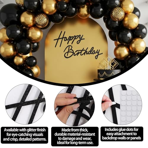 TONIFUL assembly-ready sign uses dot glue for quick, clean attachment