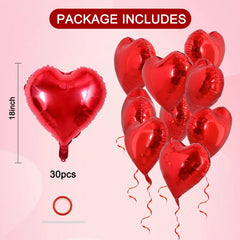 TONIFUL heart bouquet setup shows how 30 pieces create a vivid centerpiece and backdrop.