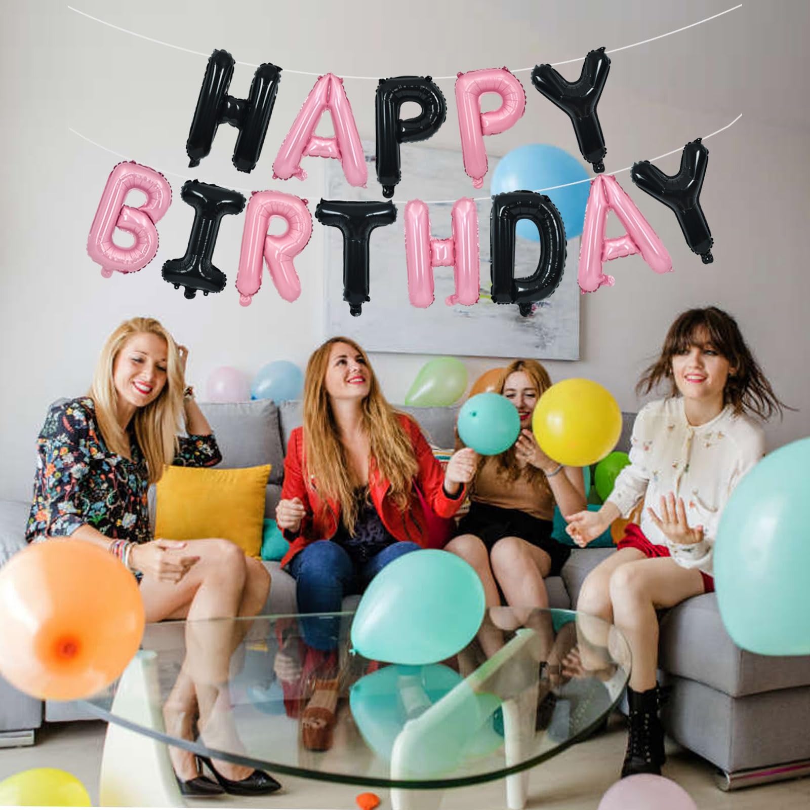 TONIFUL indoor outdoor banner adds festive shine to any party space.