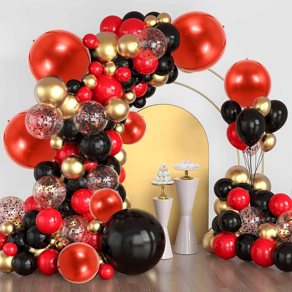 TONIFUL red foil balloons suit weddings, birthdays, and other festive events