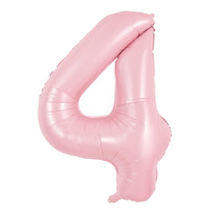 TONIFUL pastel pink 40-inch number 4 balloon for striking party photos