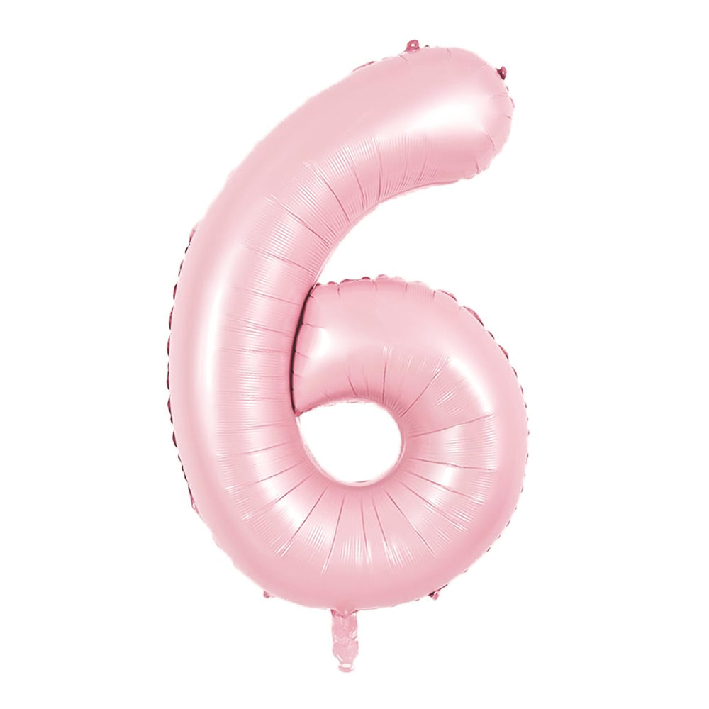 TONIFUL pastel pink 40-inch number balloon for standout birthday decor.
