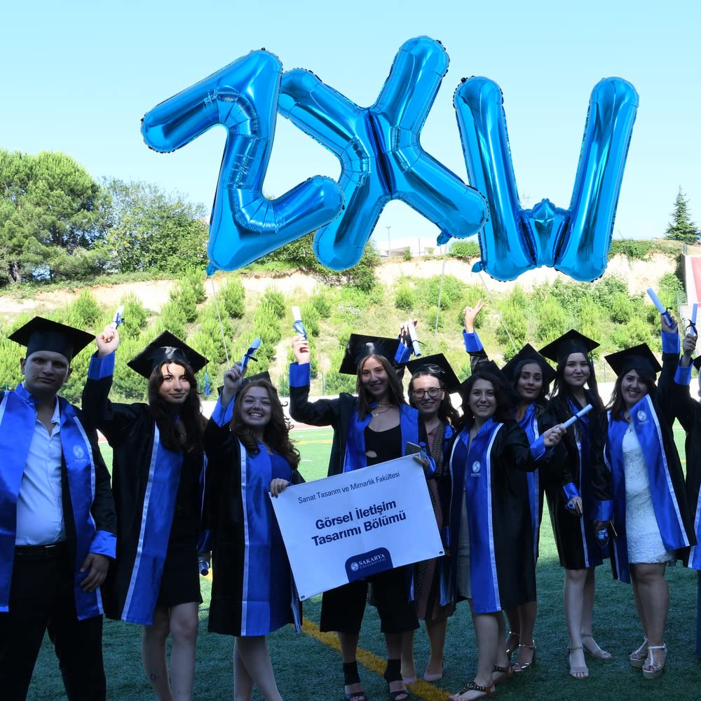 TONIFUL reflective blue foil surface catches light for lively party photos