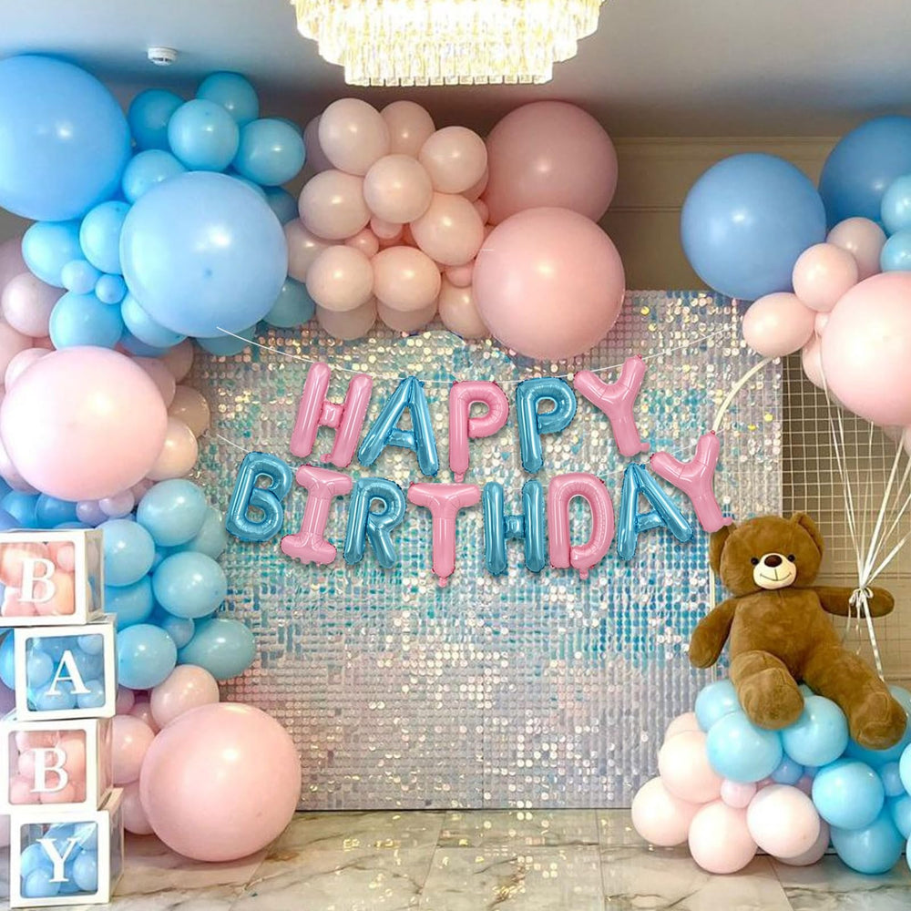 TONIFUL reusable birthday banner designed for repeated use and easy storage.