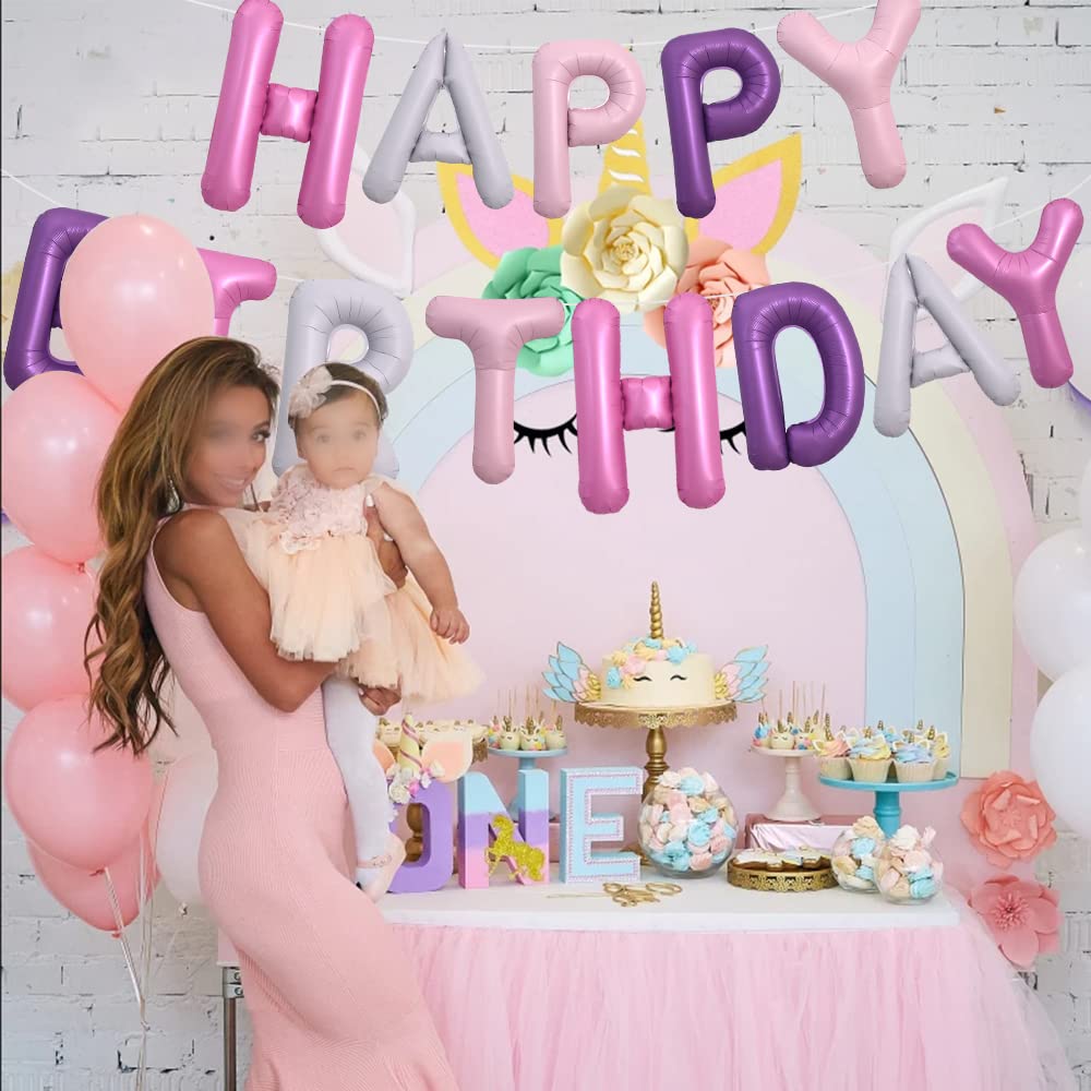 TONIFUL Reusable birthday banner for multiple celebrations and simple storage