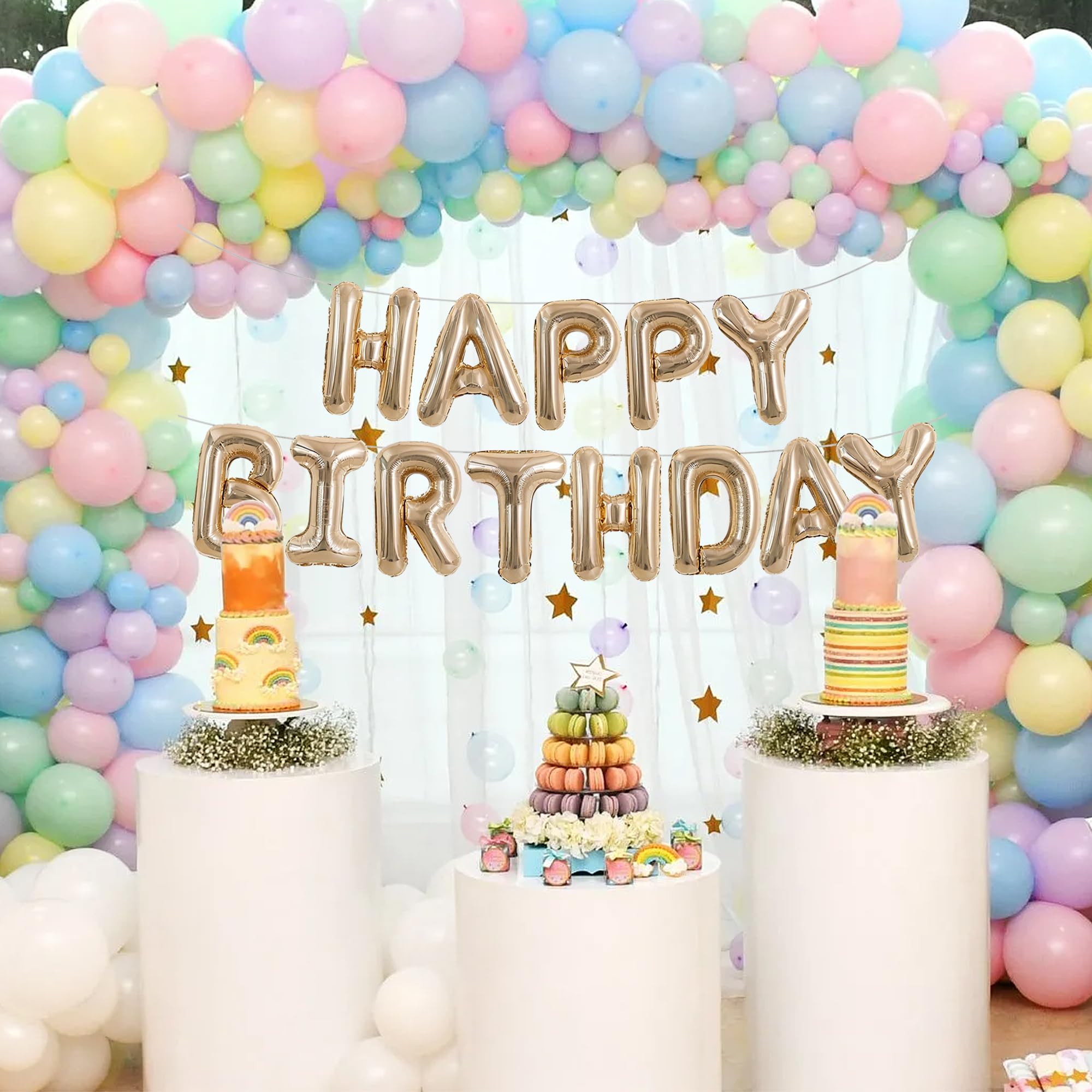 TONIFUL reusable party banner adds bold shine to any celebration.
