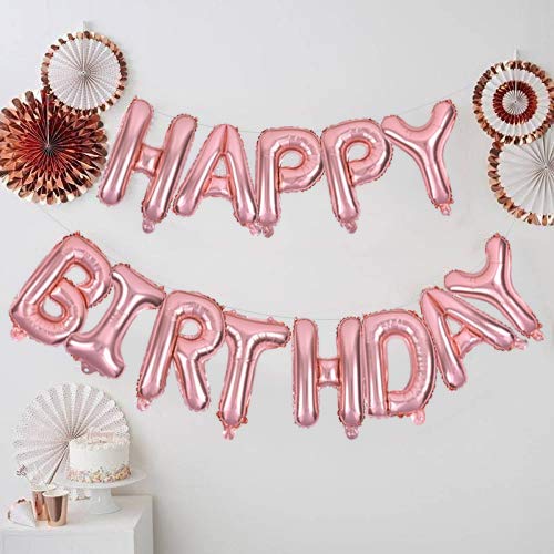 TONIFUL rose gold party decor brightens kitchen or living room celebrations