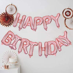 TONIFUL rose gold party decor brightens kitchen or living room celebrations