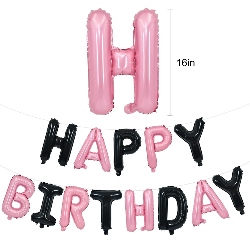 TONIFUL 16-inch foil balloon letters, self-sealing and ready for quick setup.