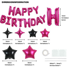 TONIFUL star balloons 18pcs add sparkle to indoor or outdoor party decorations.