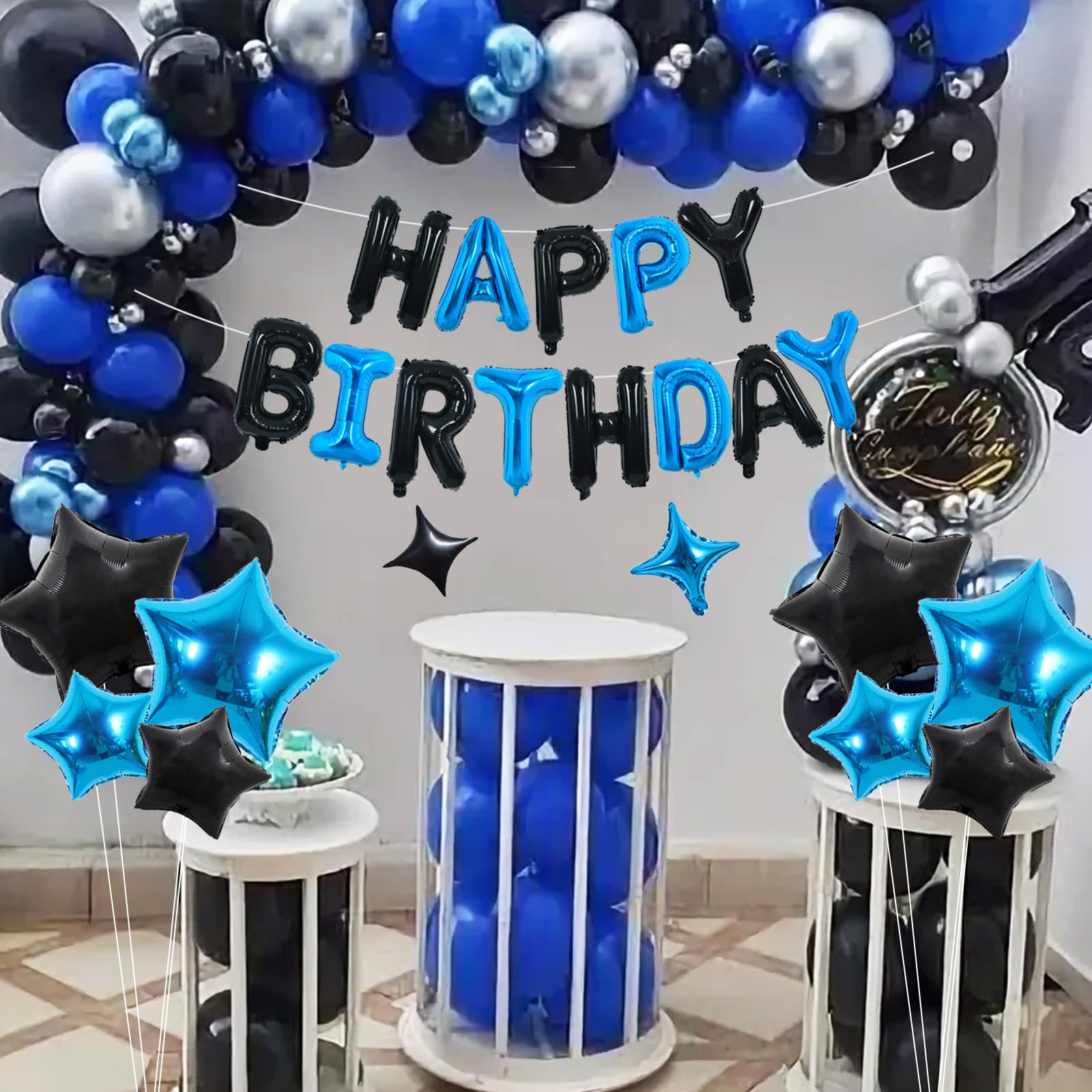 TONIFUL star balloons add festive accents to any party