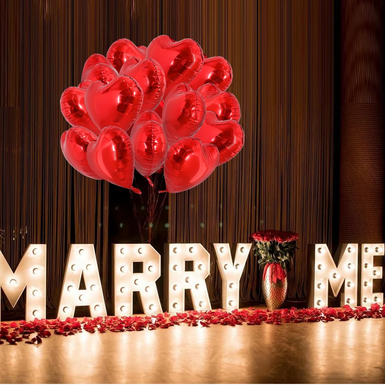 TONIFUL valentines day decor foil balloons bring festive sparkle and lasting charm.
