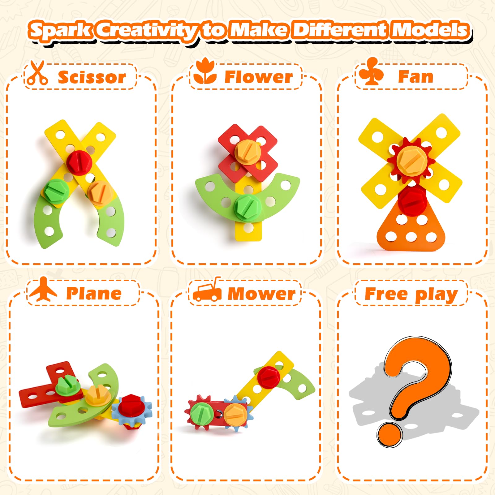 TONZE dress-up play visuals encourage role-playing and social interaction.