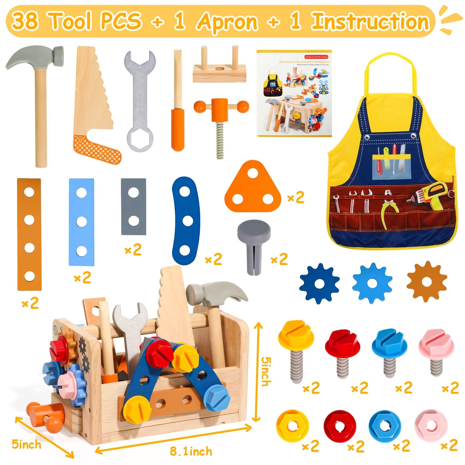TONZE portable tool bench doubles as a compact activity station.