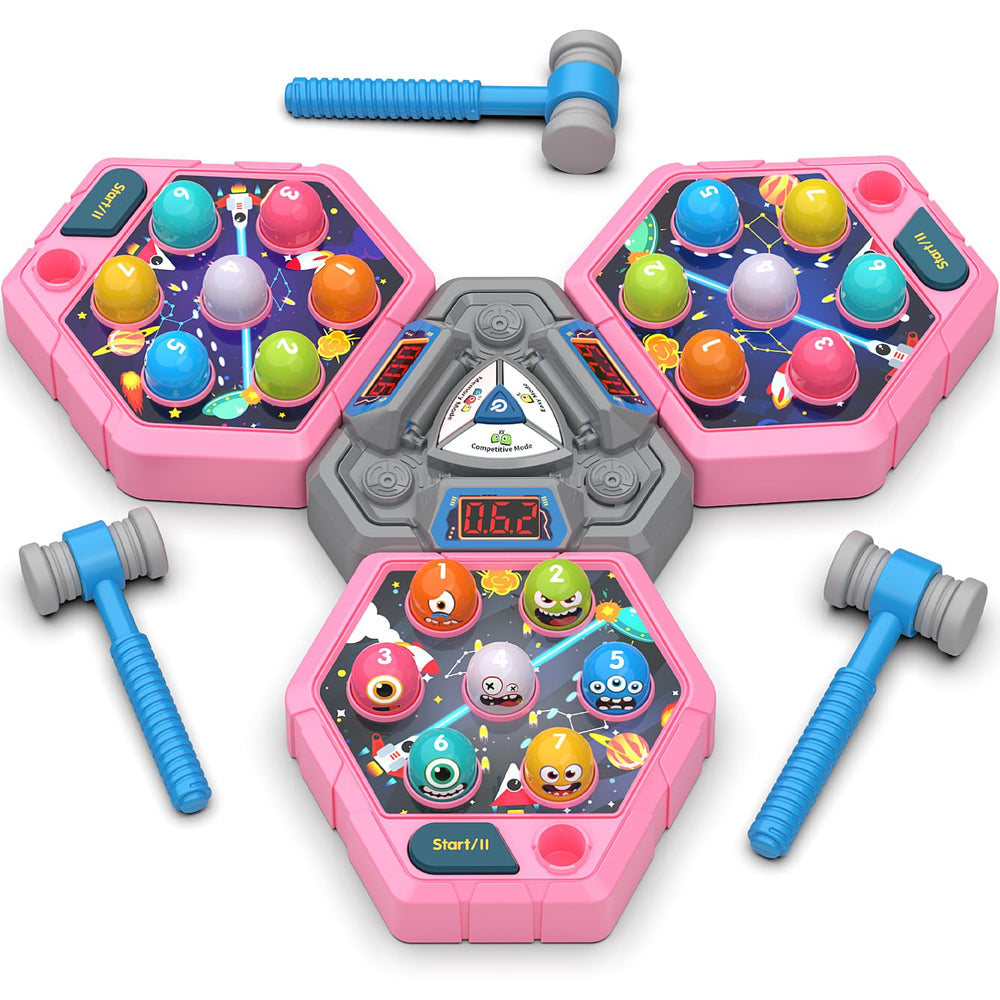 TooLion 3-Player Mole set in action for shared playtime and teamwork.